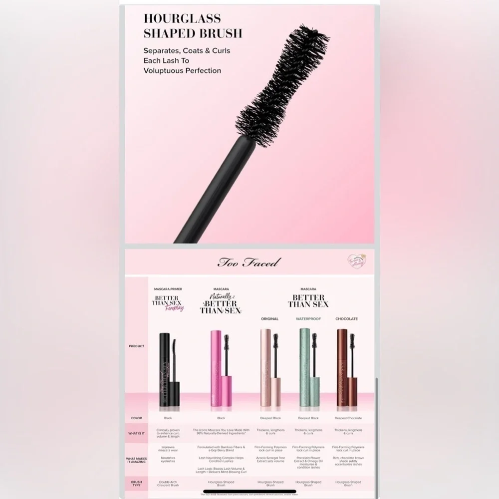 Too Faced experience dramatic